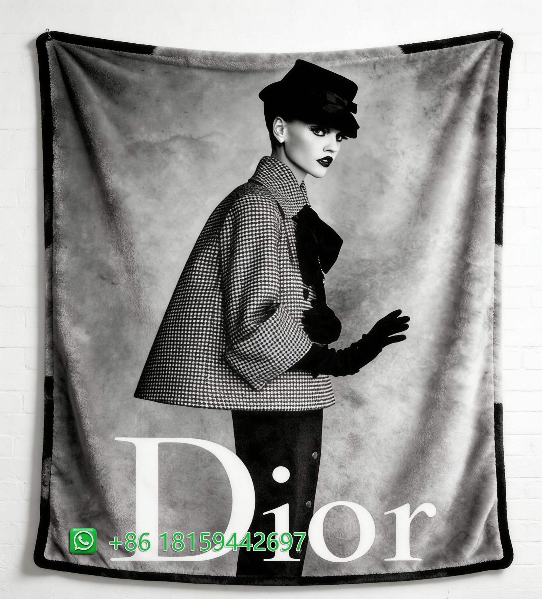 Dior Throw Blankets